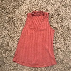 Boho/retro choker tank